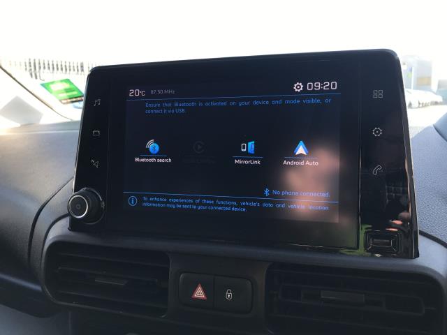 2022 Peugeot Partner L1 1000 1.5BLUE HDI 100PS PROFESSIONAL PREMIUM EURO 6 (NV71WKB) Image 32