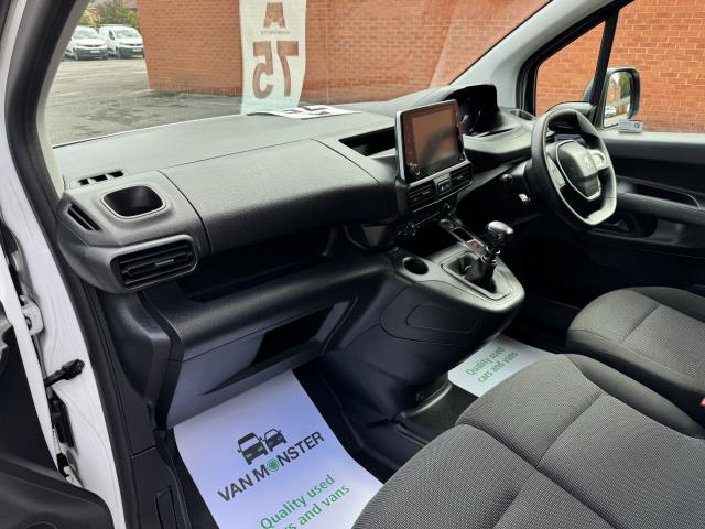2023 Peugeot Partner 1000 1.5 Bluehdi 100 Professional Premium + Van (NV73THU) Image 29