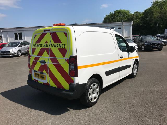 2018 Peugeot Partner 850 1.6 Bluehdi 100 Professional Van [Non Ss] (NX18ZNW) Image 9