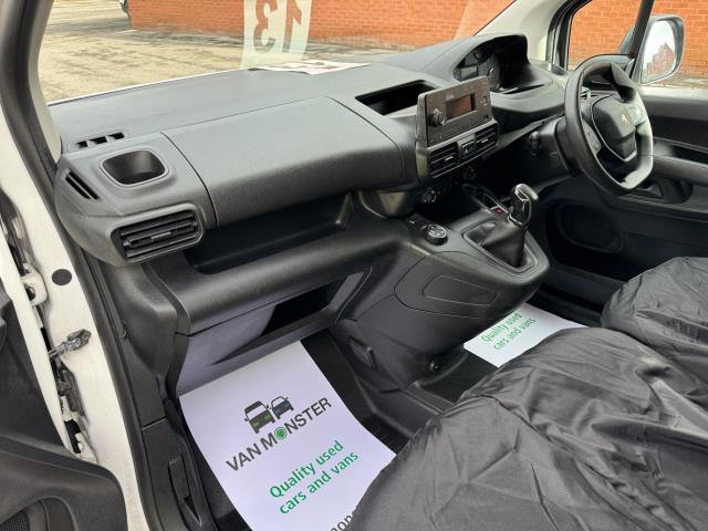 2019 Peugeot Partner 1000 1.5 Bluehdi 100 Grip Van (NY19RYC) Image 22