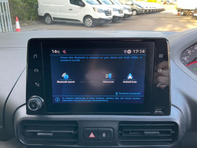 2021 Peugeot Partner 1000 1.5 Bluehdi 100 Professional Van (NY21EUK) Image 21
