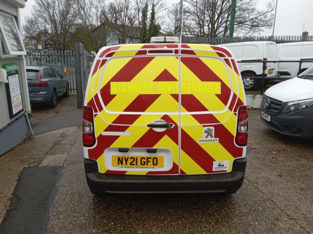 2021 Peugeot Partner 1000 1.5 Bluehdi 100 GRIP Van (NY21GFO) Image 7