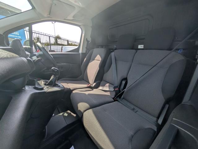 2021 Peugeot Partner 1000 1.5 Bluehdi 100 Grip Van *TV* (NY21GSU) Image 13