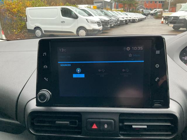 2023 Peugeot Partner 1000 1.5 Bluehdi 100 Professional Premium + Van (RO23OJB) Image 20