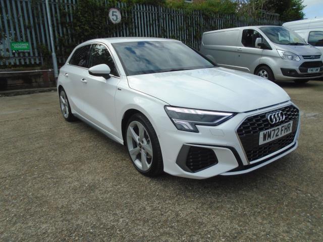 2022 Audi A3 S-Line 35 TFSI 150PS 5Dr Sportback S-Tronic, Comfort and Sound Pack (WM72FHR) Thumbnail 1