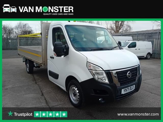 2021 Nissan Nv400 F35 SINGLE CAB 13FT DROPSIDE 150PS TEKNA EURO 6 AIR CON (YN71DLO)