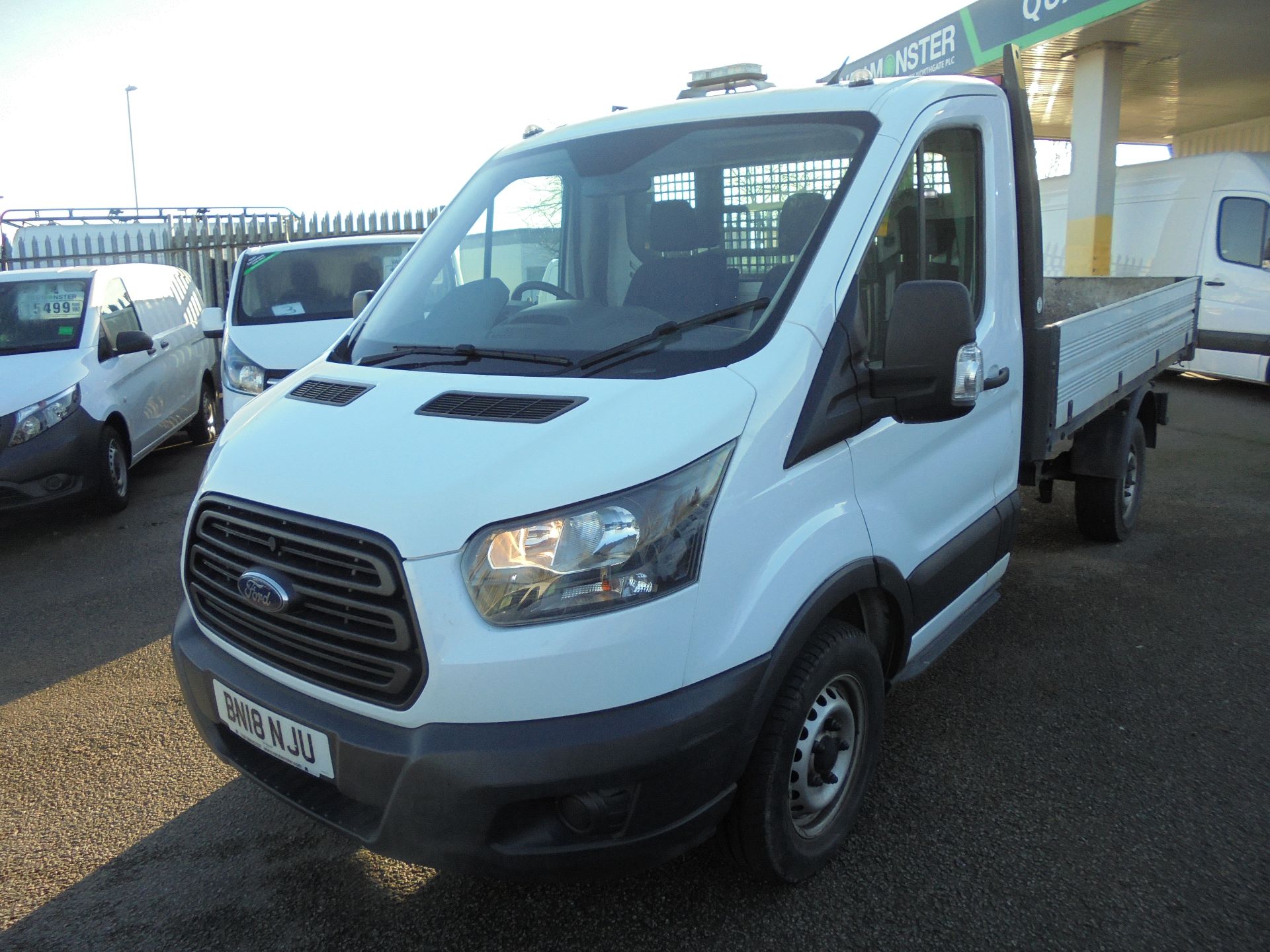 2018 Ford Transit 350 L2 Single Cab Tipper 130ps Euro 6 Bn18nju Van Monster 1263